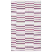 Modern Mauve and Plum Stripe Tafelkleed (Voorkant)
