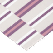 Modern Mauve and Plum Stripe Tafelkleed (Gekanteld)