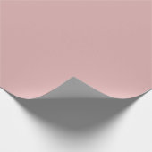 Modern mauve roze Plain Solid Kleur Cadeaupapier (Hoek)