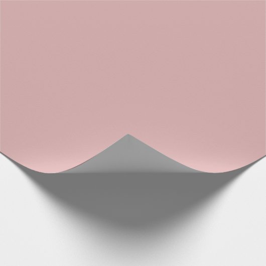 Modern mauve roze Plain Solid Kleur Cadeaupapier (Hoek)