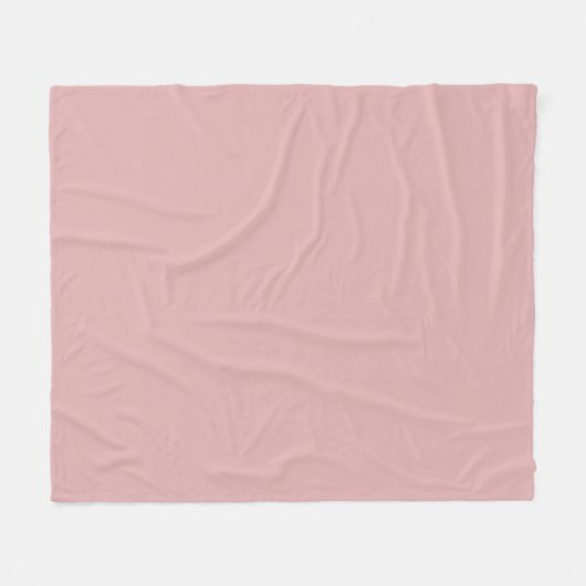 Modern mauve roze Plain Solid Kleur Fleece Deken (Voorkant (Horizontaal))