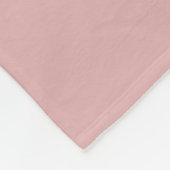 Modern mauve roze Plain Solid Kleur Fleece Deken (Hoek)