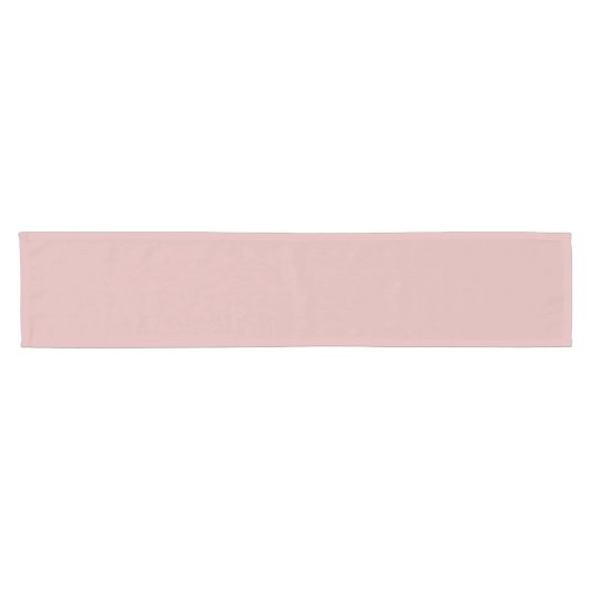 Modern mauve roze Plain Solid Kleur Korte Tafelloper (Horizontaal)