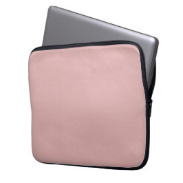 Modern mauve roze Plain Solid Kleur Laptop Sleeve