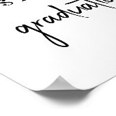 Modern MD Doctor of Medicine Afstuderen Welkom Poster (Hoek)