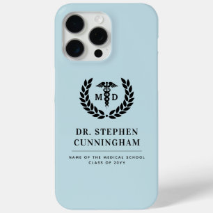 Modern MD Doctor of Medicine Med School Afstuderen iPhone 15 Pro Max Hoesje