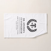 Modern MD Doctor of Medicine Med School Afstuderen Handdoek (Handdoek)
