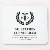 Modern MD Doctor of Medicine Med School Afstuderen Muismat (Voorkant)