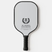 Modern MD Doctor of Medicine Med School Afstuderen Pickleball Paddle (Achterkant)