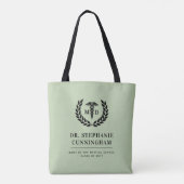 Modern MD Doctor of Medicine Med School Afstuderen Tote Bag (Achterkant)