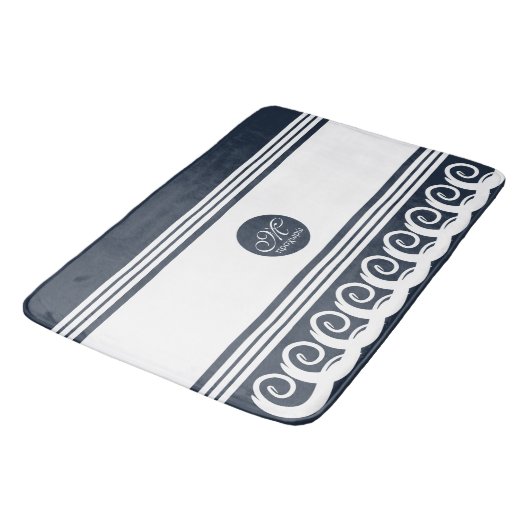 Modern Meander Badmat (Gekanteld)