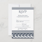 Modern Meander RSVP Kaartje (Voorkant)