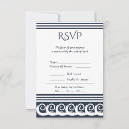 Modern Meander RSVP Kaartje