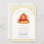Modern Meatball Italian Baby Shower Invitation Kaart (Voorkant)