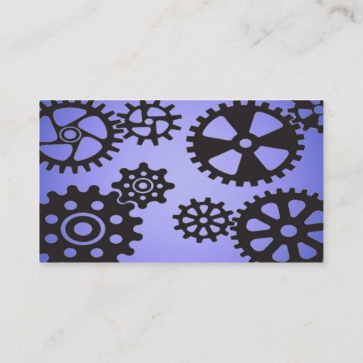 Modern Mechanic Pro Bedrijfsnaam Kaart Visitekaartje (Achterkant)