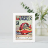  modern Mechanix-magazine Briefkaart (Staand voorkant)