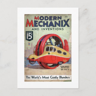  modern Mechanix-magazine Briefkaart