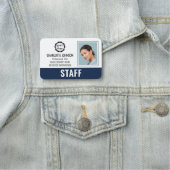 Modern Medewerker Bedrijfspersoneel ID Foto Logo N Naamplaatje (In situ)