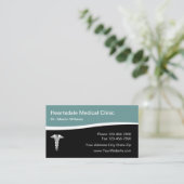 Modern Medical Center Caduceus Visitekaartje (Staand voorkant)