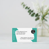 Modern Medical Doctor Business Cards Design  Visitekaartje (Staand voorkant)