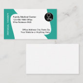 Modern Medical Doctor Business Cards Design  Visitekaartje (Voorkant / Achterkant)
