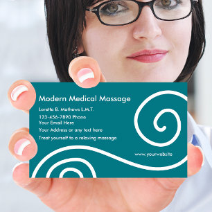 Modern Medical Massage Visitekaartje