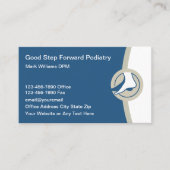 Modern Medical Podiatrist Visitekaartjes (Voorkant)