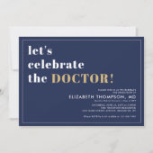 Modern Medical School Afstudeerder Doctor Graduati Kaart (Voorkant)