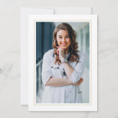 Modern Medical School Graduation Party Kaart (Achterkant)