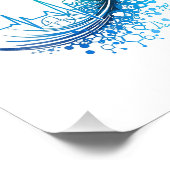 Modern Medisch Abstract Hartslagontwerp Foto Afdruk (Hoek)