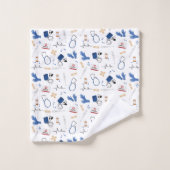 Modern Medisch Arts Verpleegkundige Patroon Bad Handdoek (Wasdoekje)