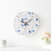 Modern Medisch Arts Verpleegkundige Patroon Grote Klok (Huis)