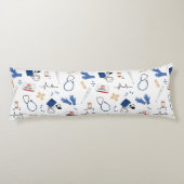 Modern Medisch Arts Verpleegkundige Patroon Lichaamskussen (Achterkant)