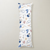 Modern Medisch Arts Verpleegkundige Patroon Lichaamskussen (Achterkant (Verticaal))