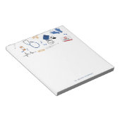 Modern Medisch Arts Verpleegkundige Patroon Notitieblok (Schuin)