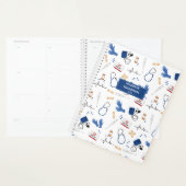 Modern Medisch Arts Verpleegkundige Patroon Planner (Display)