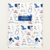 Modern Medisch Arts Verpleegkundige Patroon Planner (Voorkant)