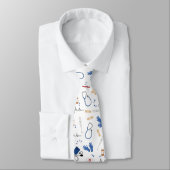 Modern Medisch Arts Verpleegkundige Patroon Stropdas (Gebonden)