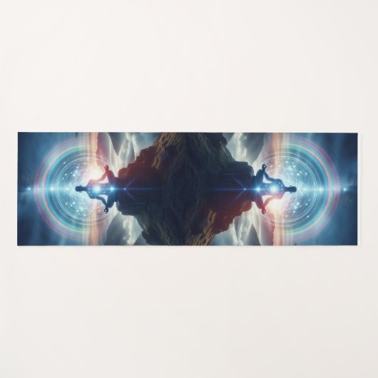 Modern Meditation Workout Wellness  Yogamat (Voorkant (horizontaal))