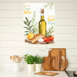 Modern Mediterrane Keuken Poster