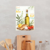 Modern Mediterrane Keuken Poster