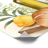 Modern Mediterrane Keuken Poster (Hoek)