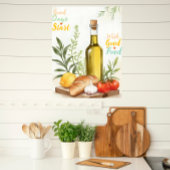 Modern Mediterranean Kitchen Poster