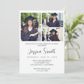 Modern Meerdere Foto Afstuderen Kaart (Staand voorkant)