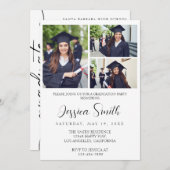 Modern Meerdere Foto Afstuderen Kaart (Voorkant / Achterkant)