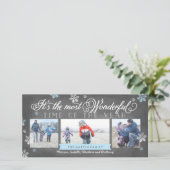 Modern meest fantastisch timesholiday-bord feestdagenkaart (Staand voorkant)