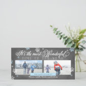 Modern meest fantastisch timesholiday-bord feestdagenkaart (Staand voorkant)