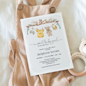Modern Meisje Baby shower Kleding Kaart