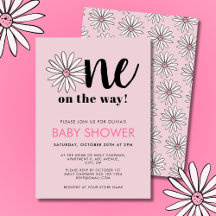 Modern Meisjes Baby shower Daisy Floral