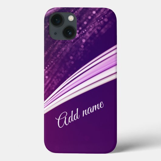 Modern Meisjes Paars Stijlvol Case-Mate iPhone Case (Achterkant)